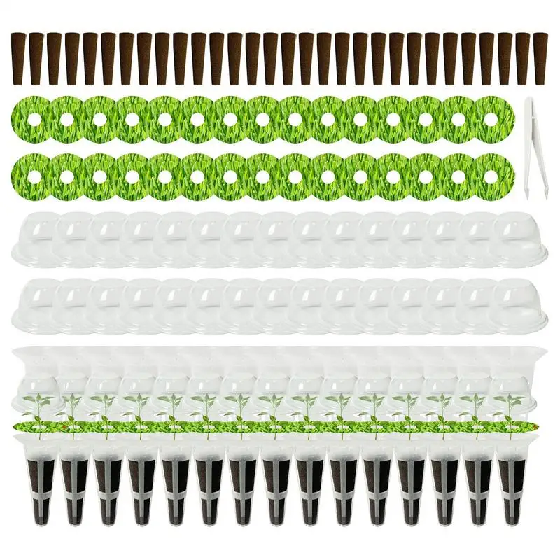 

Hydroponic Baskets Kit Reusable Plant Growing System Breathable Planting Tool Multifunctional Sprouts Basket Set For Greenhouse