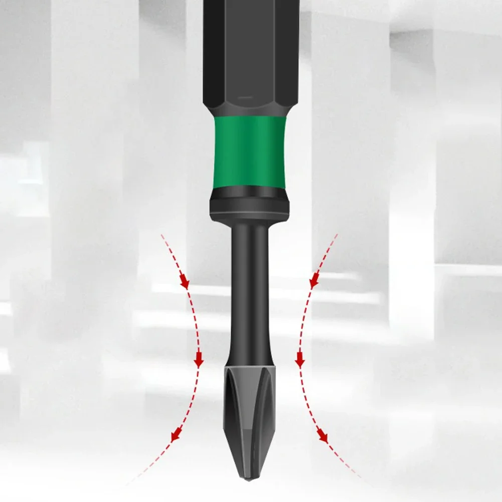 10 ピース黒磁気ドライバービットセット 75 ミリメートル PH1 PH2 クロスハンドツールドライバーナットドライバー在庫卸売