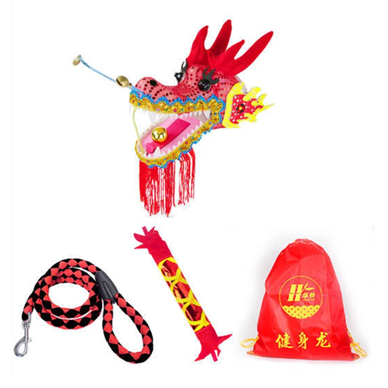 3/5M Chinese Style Dragon Dance Props For Children Carnival Festival Chinese New Year Square Performance Funny Practising Props