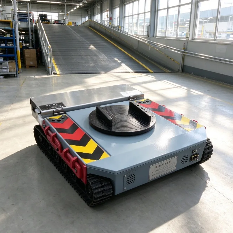 Narrow Space Electric Load Moving Cart with Low Profile Design for Machine Installation and Industrial Handling