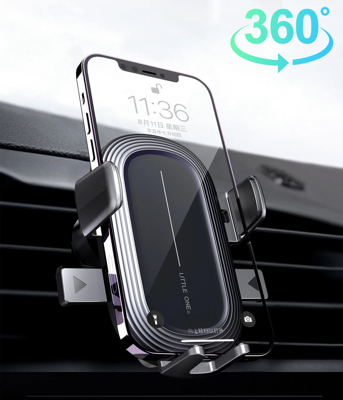 Spezielle Telefon Halter Für Citroen C5X C5 X 2022 2023 2024 2025 Magnetische Auto Telefon Halterung Smart Sensing Unsichtbare Basis zubehör – Detail 16