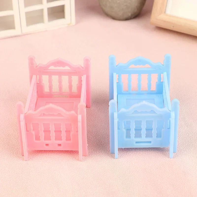 

Doll Furniture Toys For Dolls Furniture Decorate Dollhouse Miniature Cradle Crib Bedding Set Baby