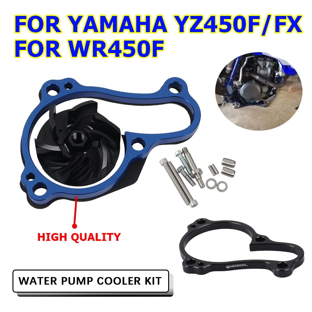 Motorcycle Accessories For Yamaha YZ450F YZ450FX WR450F YZ 450FX 450 FX F WR 450F Water Pump Cooler Impeller Spacer Kit Gasket