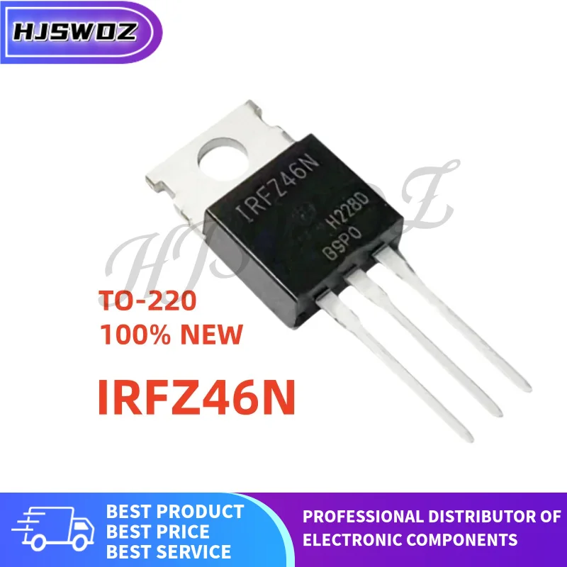 10Pcs Original IRFZ46N IRFZ44N IRFZ24N IRFZ48N IRF9Z24N IRF9Z34N IRFZ34N TO-220 MOSFET