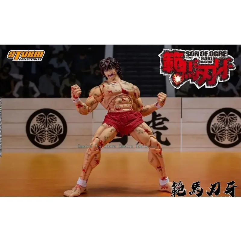 [In Stock] Storm Collectibles Baki Hanma Battle Damaged Ver Son of Ogre Saba Grand Arena Series 1/12 Limited Edition Toy