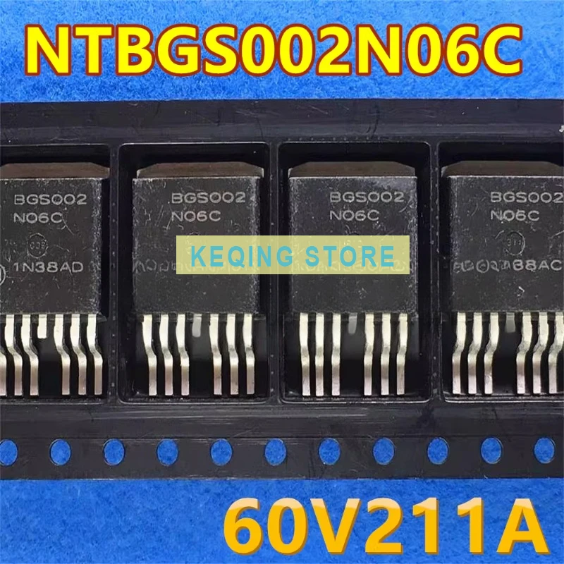 10PCS Used+Not NEW+Send after Measure Original word imported NTBGS002N06C BGS002N06C TO-263 60V 211A MOS FET