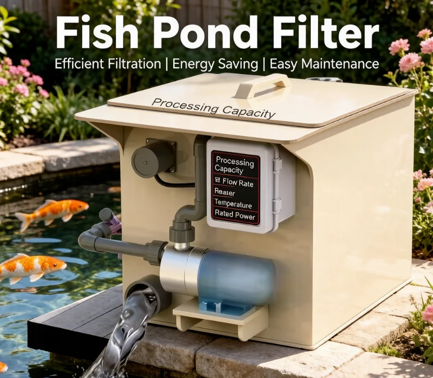 Aquaculture Water Circulation Purification System, Automatic Backwash System Equipment，Fish Pond Filter, Drum Microfilter