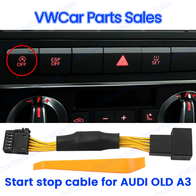 

For Audi OLD A3 Car Auto Stop Canceller Automatic Stop Start Engine System Eliminator Device Closer Cable