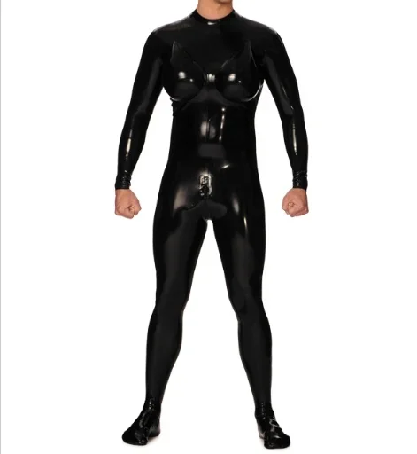 

Latex Catsuit Gummi Full Bodysuit Unique Foot Black Hard Play Customize 0.45mm