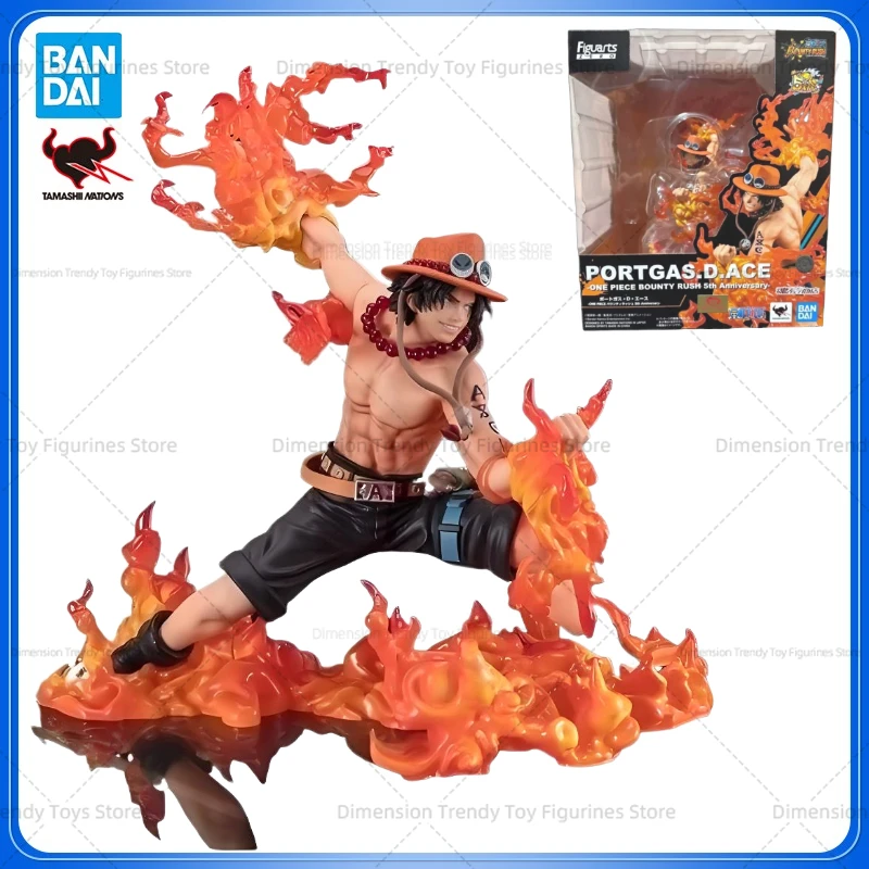 

Bandai In Stock Figuarts ZERO Bounty Rush Anime One Piece PORTGAS.D.ACE 5th Anniversary Action Figure Model Toys Gift DT
