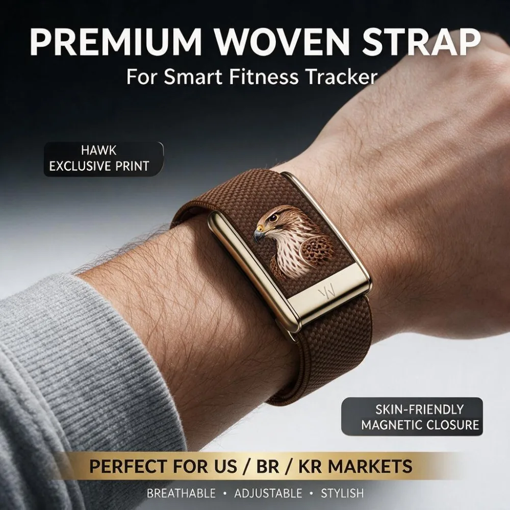for-whoop-mg-nylon-woven-elastic-band-eagle-print-metal-frame-sport-replacement-wrist-strap-fitness-fashion-accessory-men-women