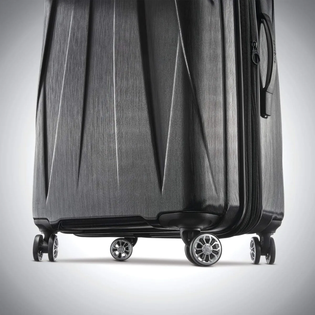 Samsonite Centric 2 Hardside Expandable Luggage with Spinners, Black, 3-Piece Set (20/24/28)