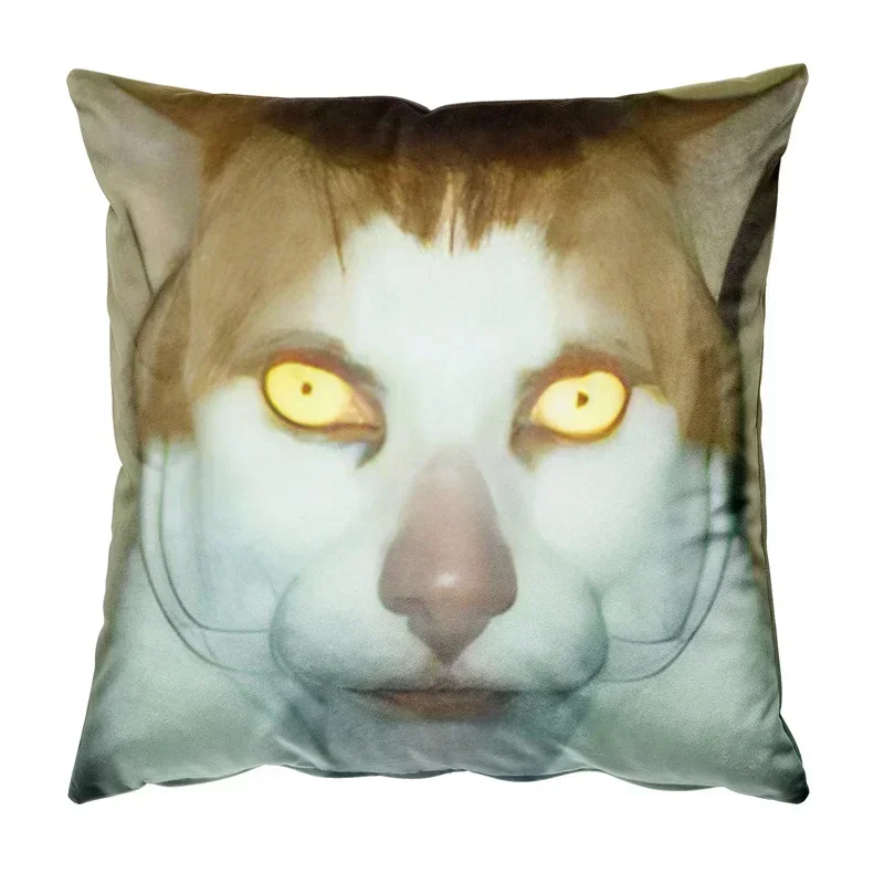 

Gaslight Gatekeep Girlboss Monday Left Me Broken Cat Throw Pillow Covers Cushion Cases Pillowcases for Sofa 45x45cm 18x18Inch