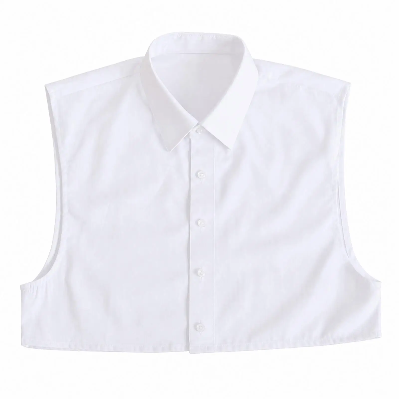 False Shirt Blend Pointed Insert with Shoulder Sections Versatile Clothing Accessory for Layered Outfits, Smart-Casual Styling