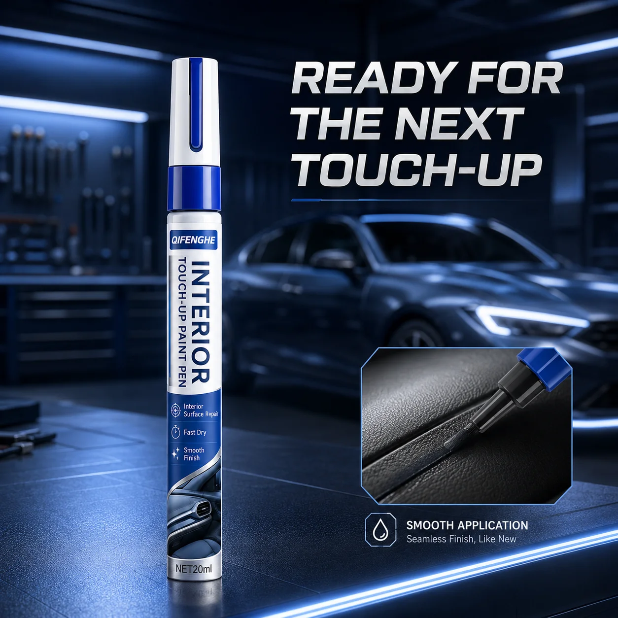 Car Scratch Repair Pen - Self-Use Paint Touch-Up Pen for Cars, Suitable for Repairing Scratches on Dashboards, Car Doors, Trim S