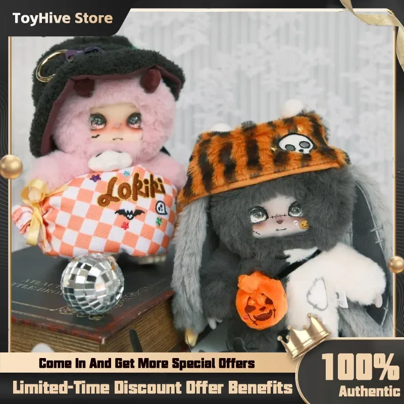 

Genuine Lokiki Trick Or Treat Series Blind Box Trendy Toys Cute Vinyl Plush Pendant Figures Doll Mystery Box Toys Halloween Gift