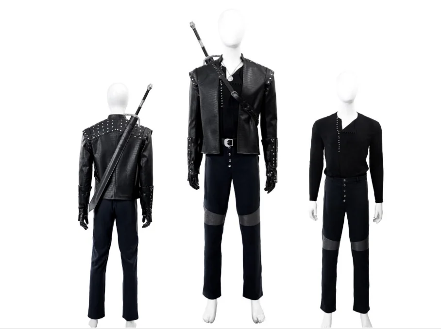 

Geralt of Rivia Cosplay Costume Halloween Carnival Party Clothing