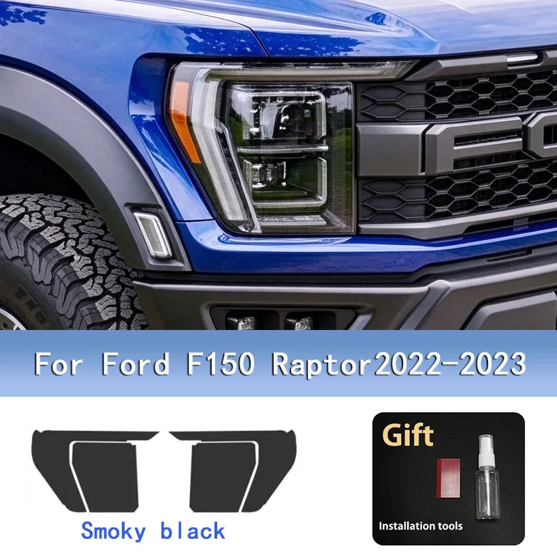 For Ford F150 Raptor  2023 2022 Exterior Headlight Wrap Film Anti-scratch TPU PPF Protective film Anti-scratch Repair film