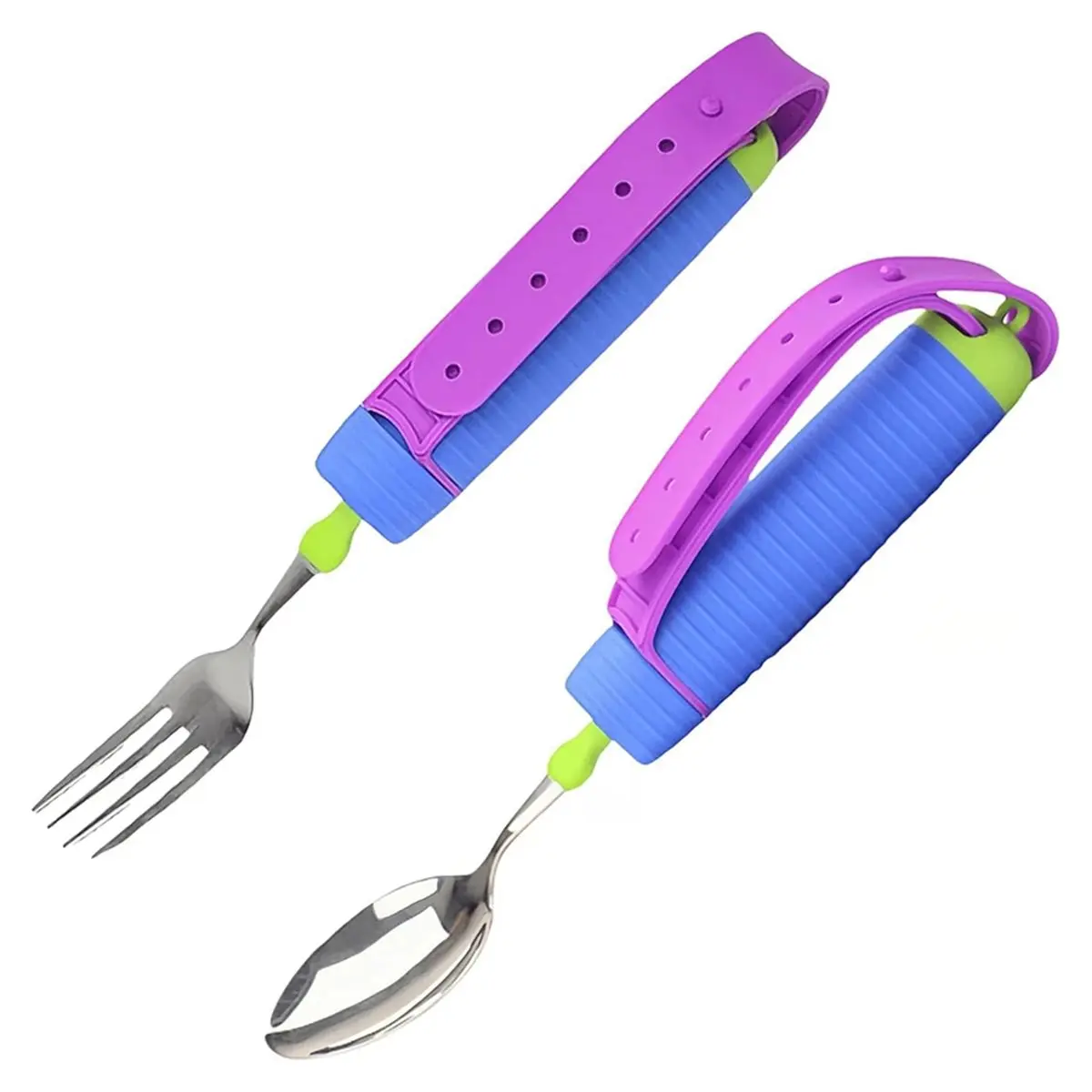 [N84R] Bendable Adaptive Utensils for Elderly,Weighted Utensils for Hand Tremors, Arthritis Weakness, and Parkinson'S