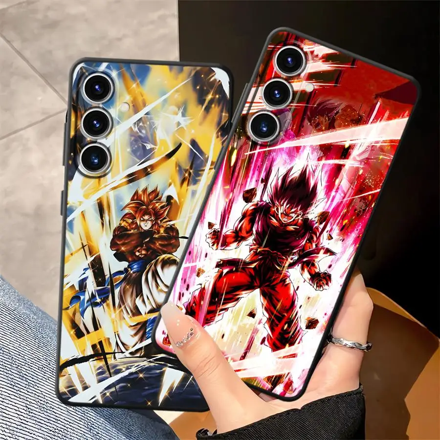 Hülle für Samsung Galaxy A23 A53 A22 A52 A36 A41 A51 A73 A26 A72 A35 A25 A71 A32 A24 A55 Schwarze weiche Handyhülle Dragon Ball Goku