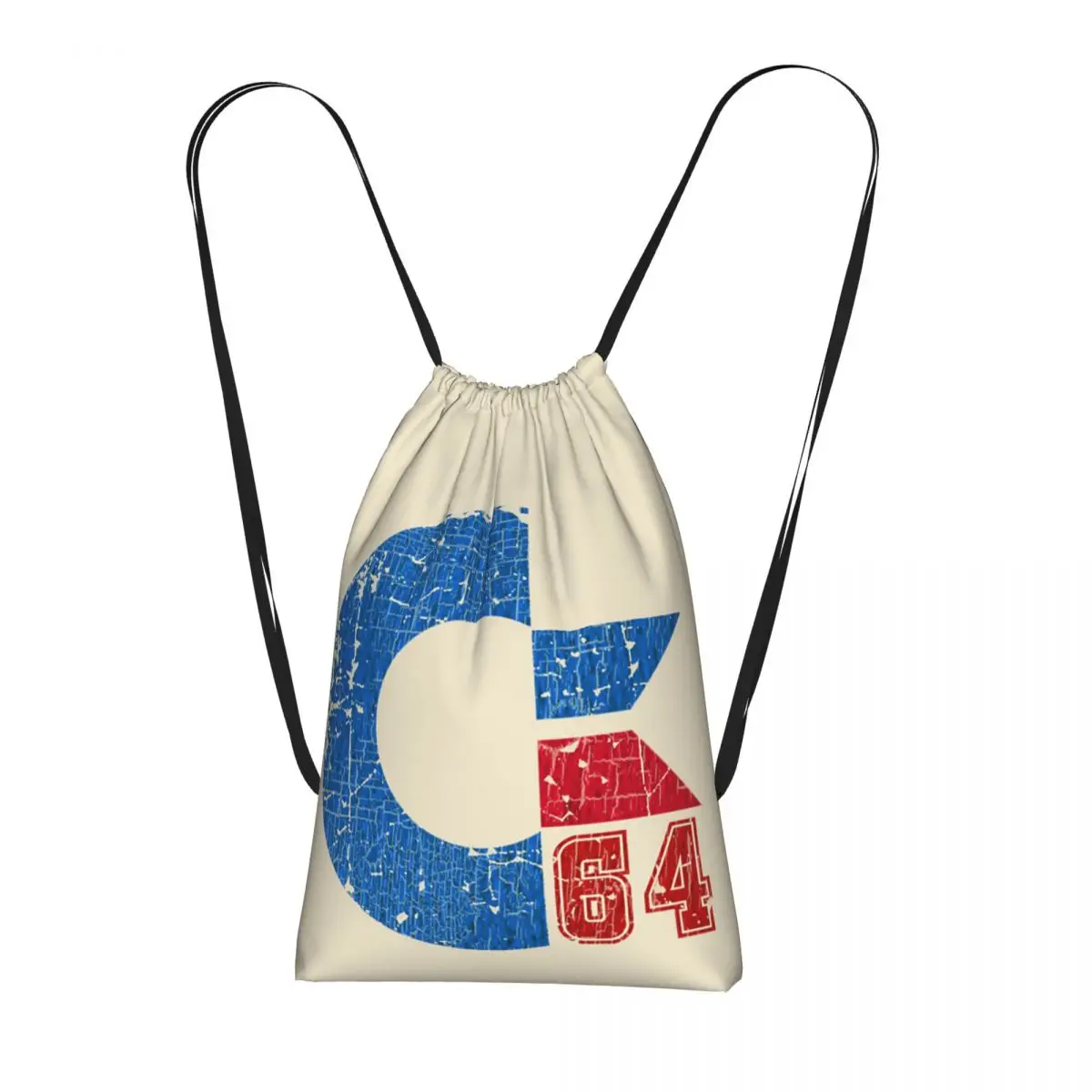 Commodore Circuits Amiga Logo Drawstring Backpack hiking cycling Bag Lightweight Foldable Storage Drawstring Bag for Men Women