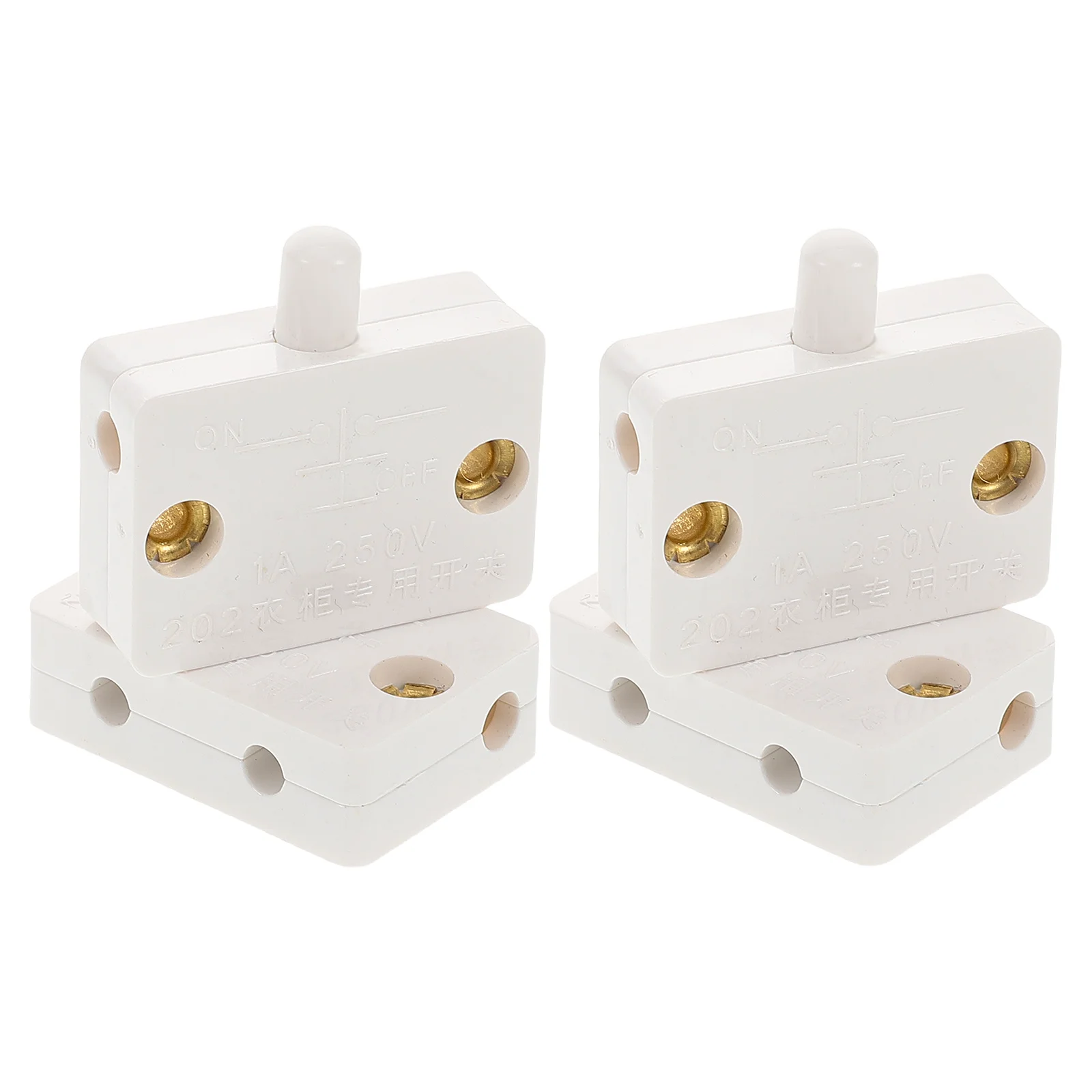 4 pcs Cabinet Door Auto Electric Light Control for Wardrobe Kitchen High Sensitivity Easy