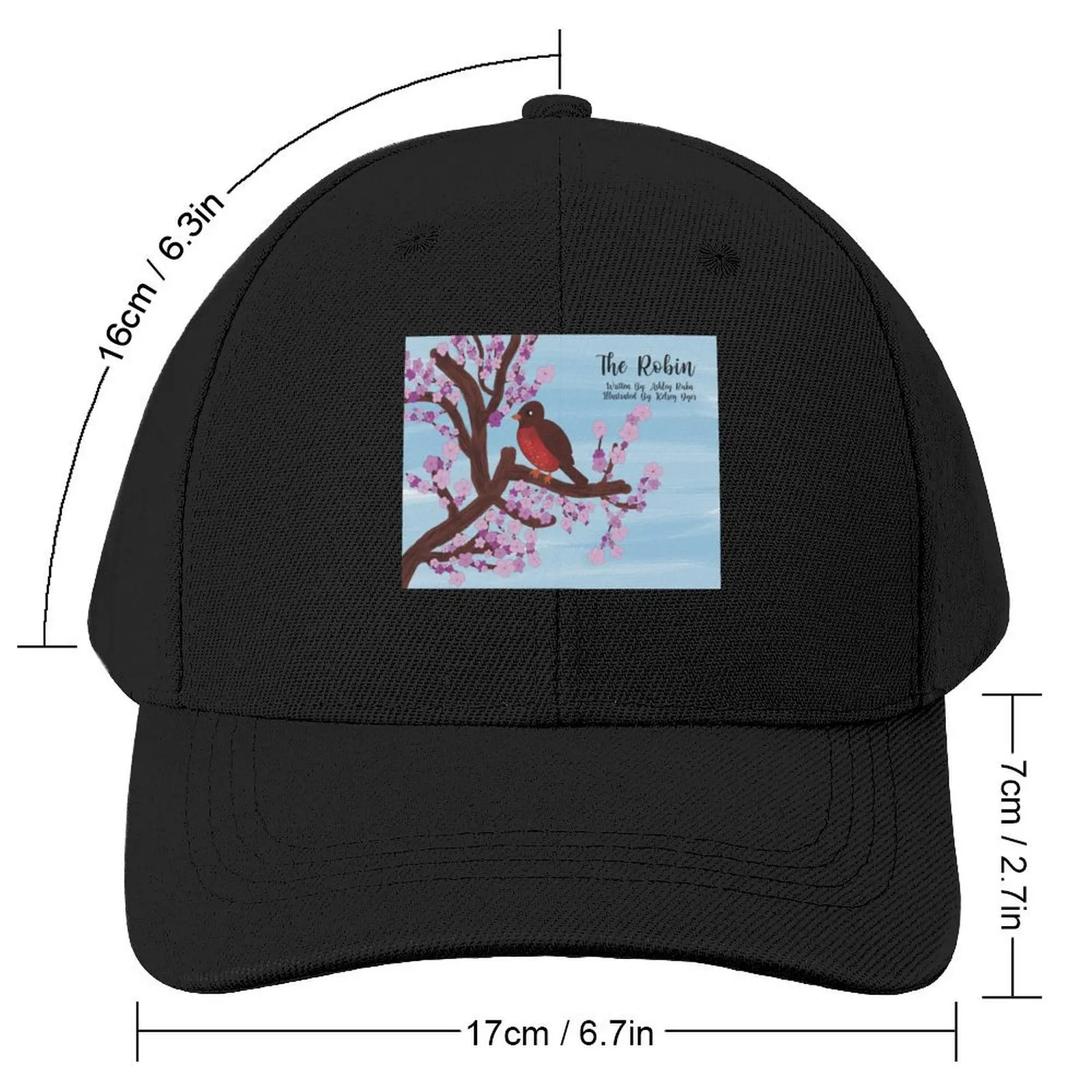 The Robin by Ashley Ruka Baseball Cap Anime Hat Hat Luxury Brand Ball Cap Luxury Hat Women's Beach Visor Men's