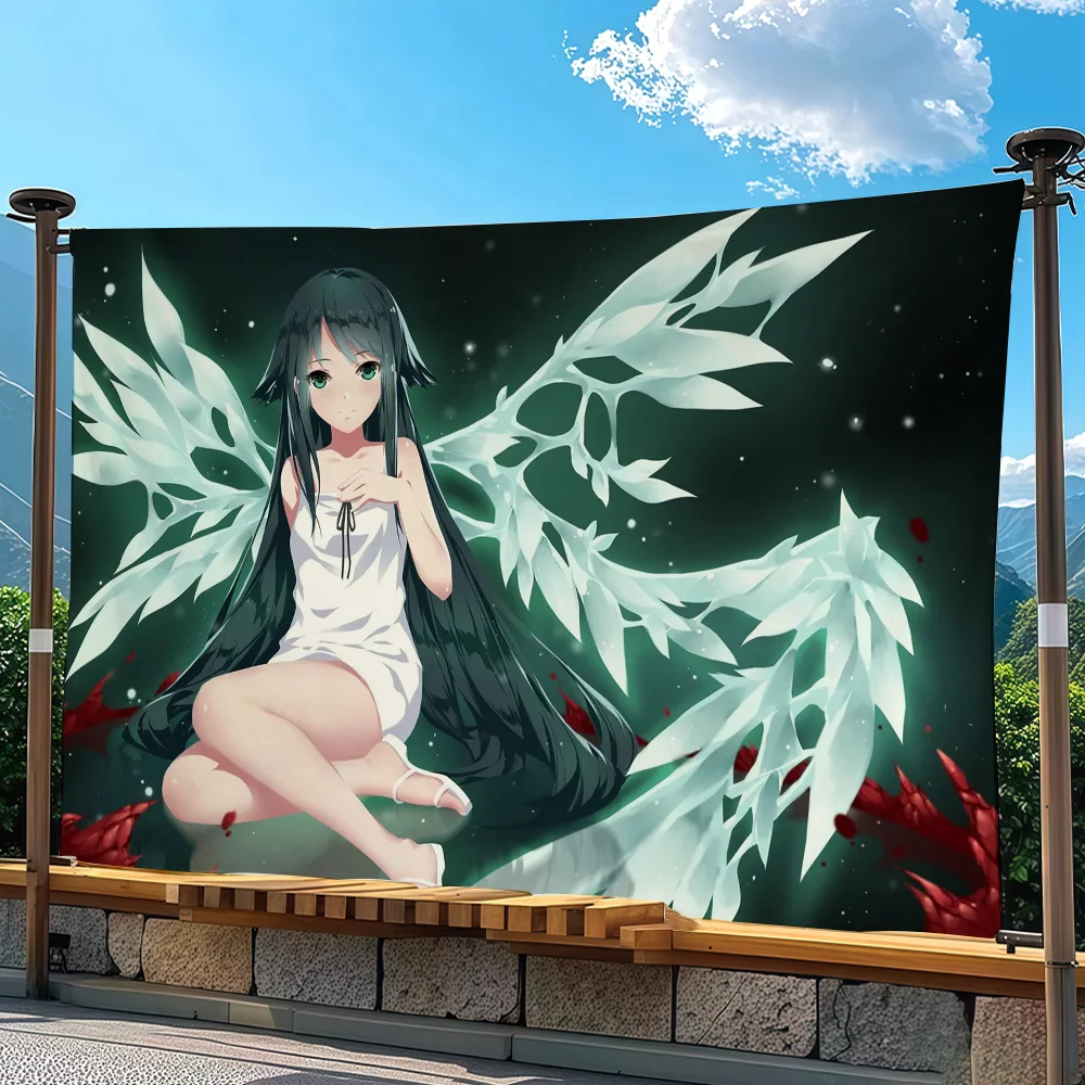 Game S-Saya No Uta Flag Tapestry Outdoor Party Bedroom Living Room Dormitory Decorative Themed Wall Hanging Banner Gift