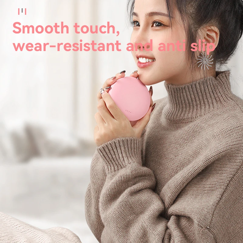 Round Hand Warmer Treasure Charging Treasure 2-in-1 Mobile Power Portable Usb Charging Mobile Phone Cold Hand Winter Essential