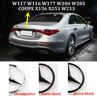 1pcs 90mm ABS Car Rear Decal Trunk Emblem Sticker for Mercedes Benz S320 W164 W203 W204 W168 C180 E320 A200 CLA CLK CLS ML