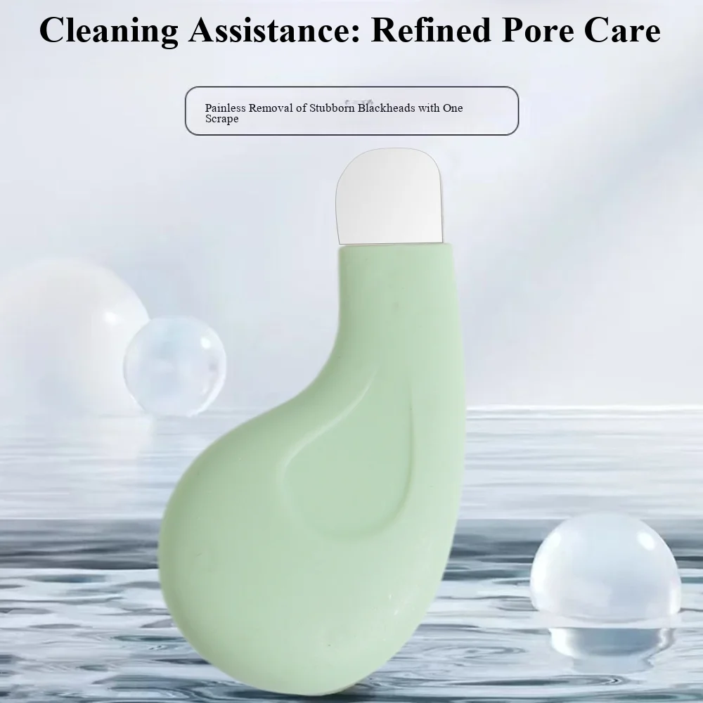Ergonomic Blackhead Remover Shovel, Gentle Stainless Steel Facial Pore Cleaner, Skin-Friendly Deep Cleansing Tool for Blackheads, Acne & Dead Skin Removal, Portable Home & Travel Skincare Tool image 4