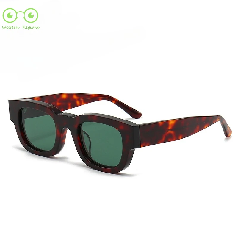 

High-quality thick board trend new 8.0 men's sunglasses for women's niche hip-hop rapper same style gradient color uv400 glasses