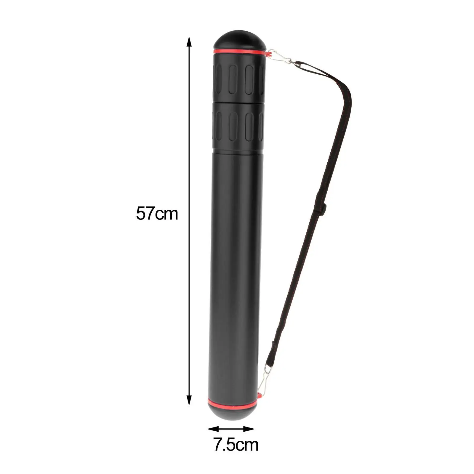 Tubo portaoggetti per poster di documenti con tracolla leggera per