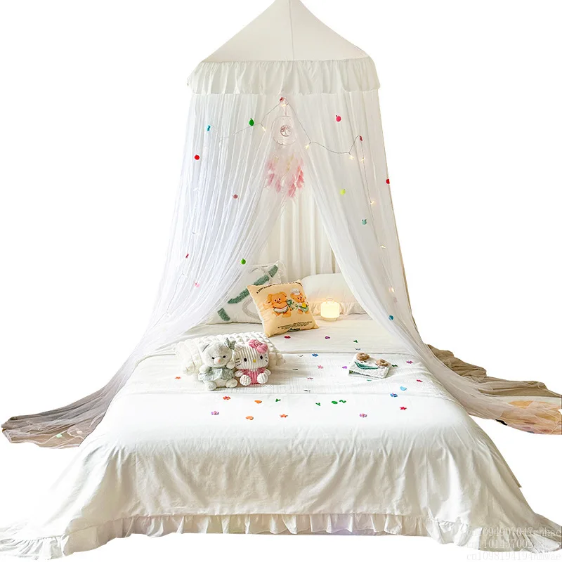 

2025 new princess blackout mosquito net double-layer burqa yarn dome ceiling bed mantle household 2-meter double bed
