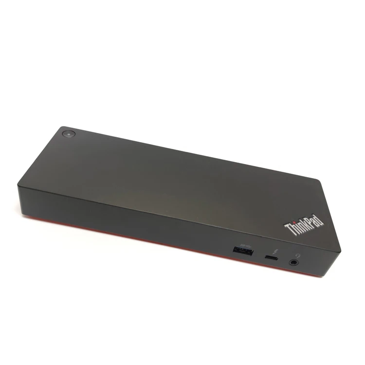 ThinkPad-Estação de ancoragem Thunderbolt 3, Estação de ancoragem Gen 2, Doca da estação de ancoragem 40AN0135US 40AN0135EU com adaptador AC, Cabo Thunderbolt