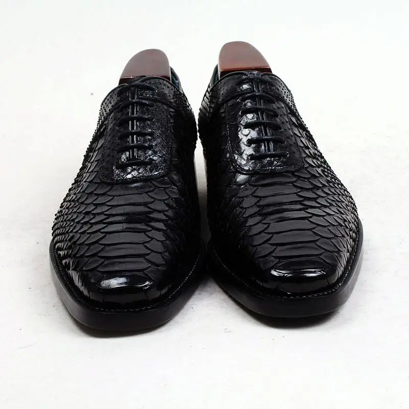 cie Handmade Goodyear Welted Python Leather Men Shoe Breathable Leather Bottom Outsole