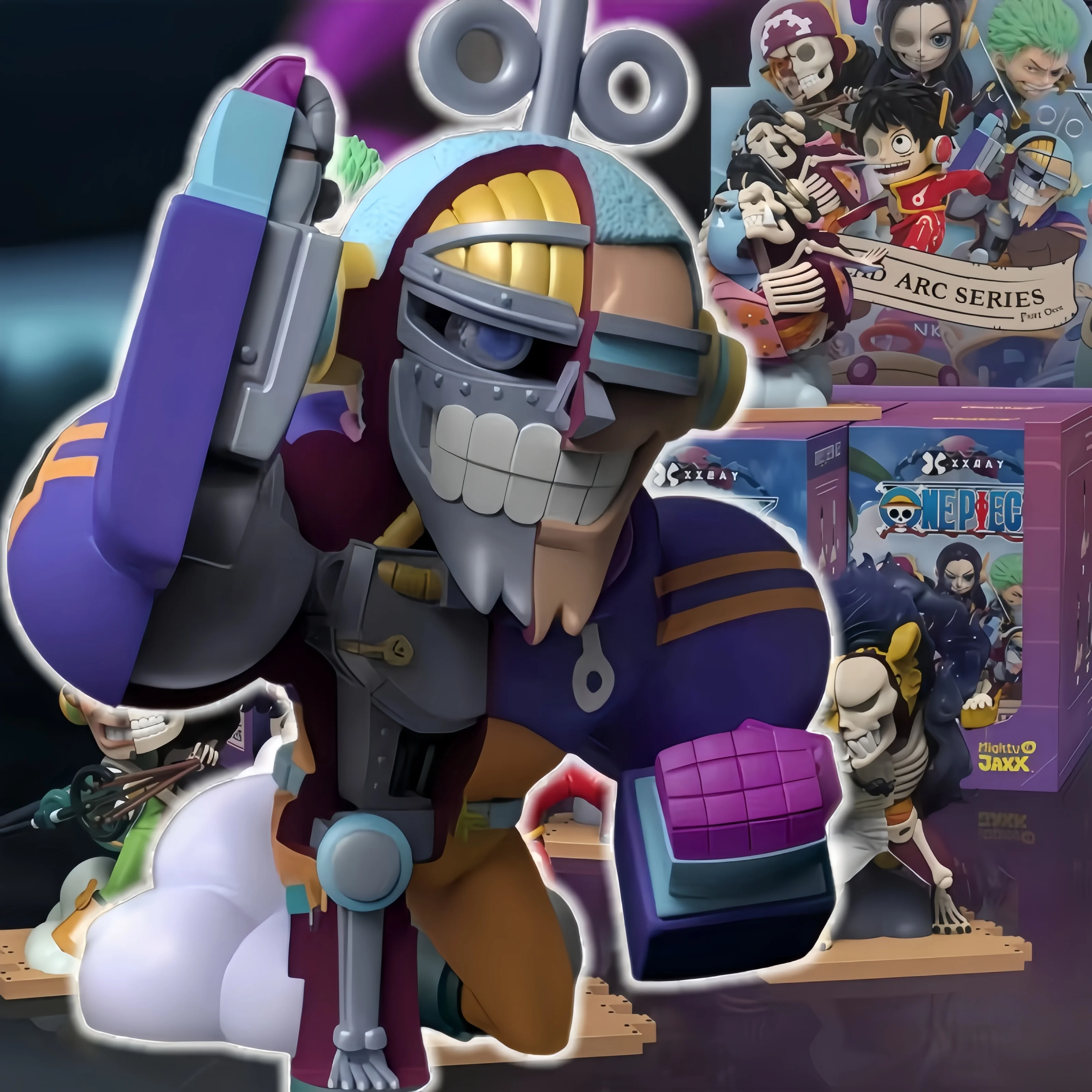 Горячая оригинальная цельная полуанатомическая слепая коробка Mighty Jaxx Vol.9 Egghead, украшение острова, загадочная коробка, игрушка