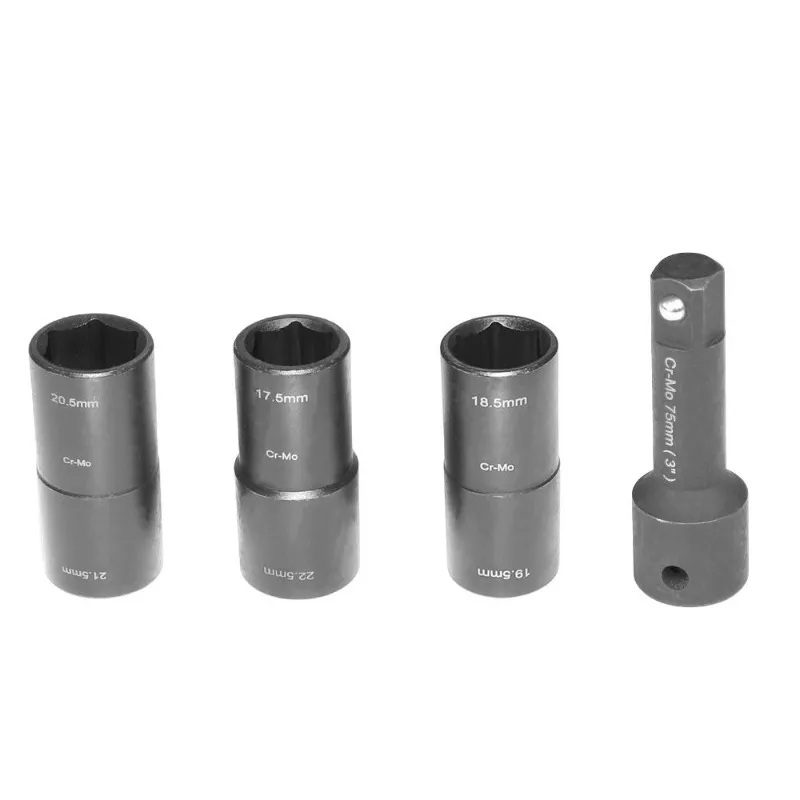 

Подходит для снятия колесной гайки, втулки для шин с двойной головкой Ford Land Rover 18,5x19,5 мм.