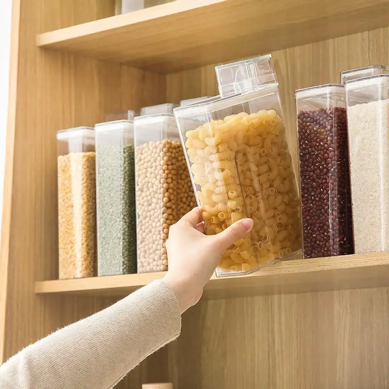 

Герметичный контейнер для хранения продуктов из пищевого полипропилена для сухих продуктов, закусок и организации домашнего хранения