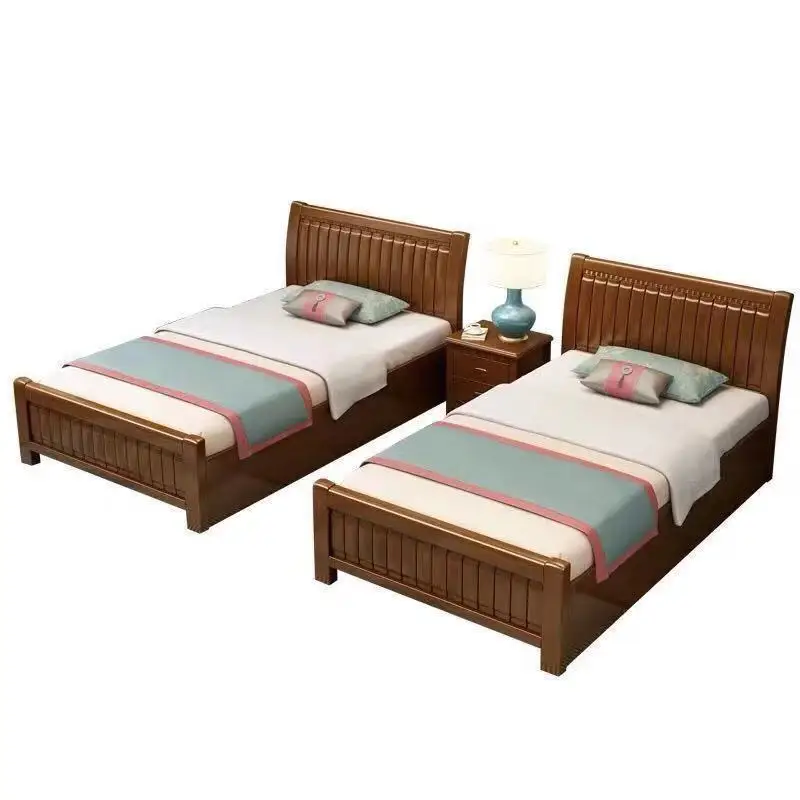 

Solid wood bed