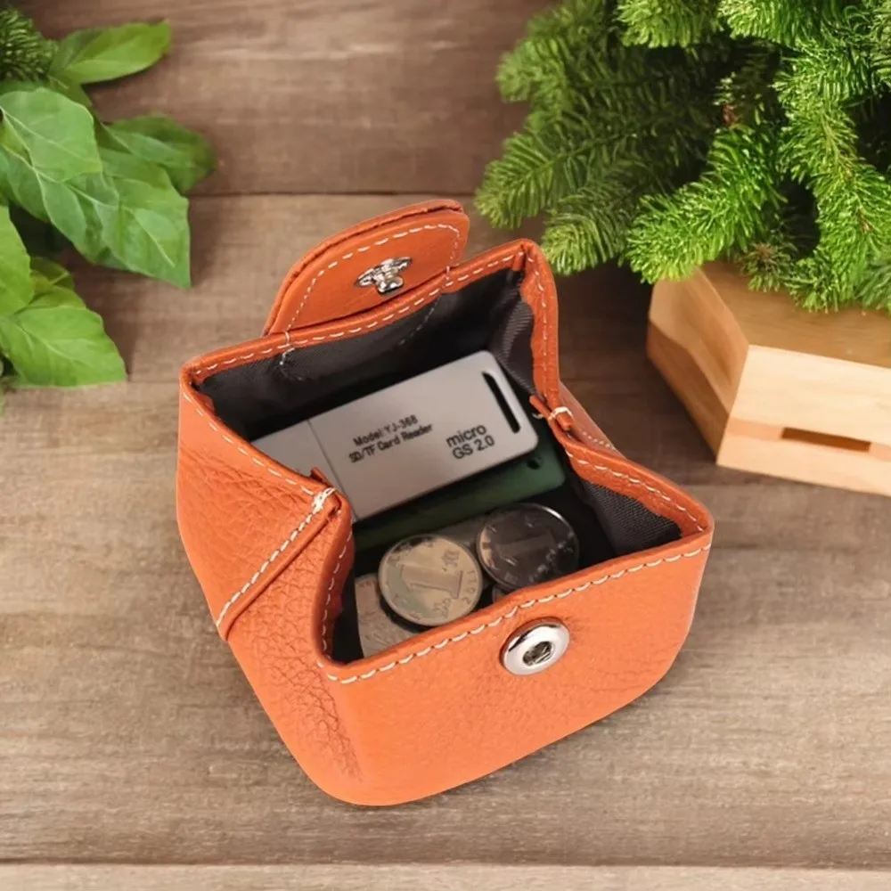 

Подарки Y2K, кошельки для монет с узором личи, портативная сумка для губной помады, кошелек для монет из натуральной кожи, женская маленькая сумка для мелочи, сумка для хранения ключей