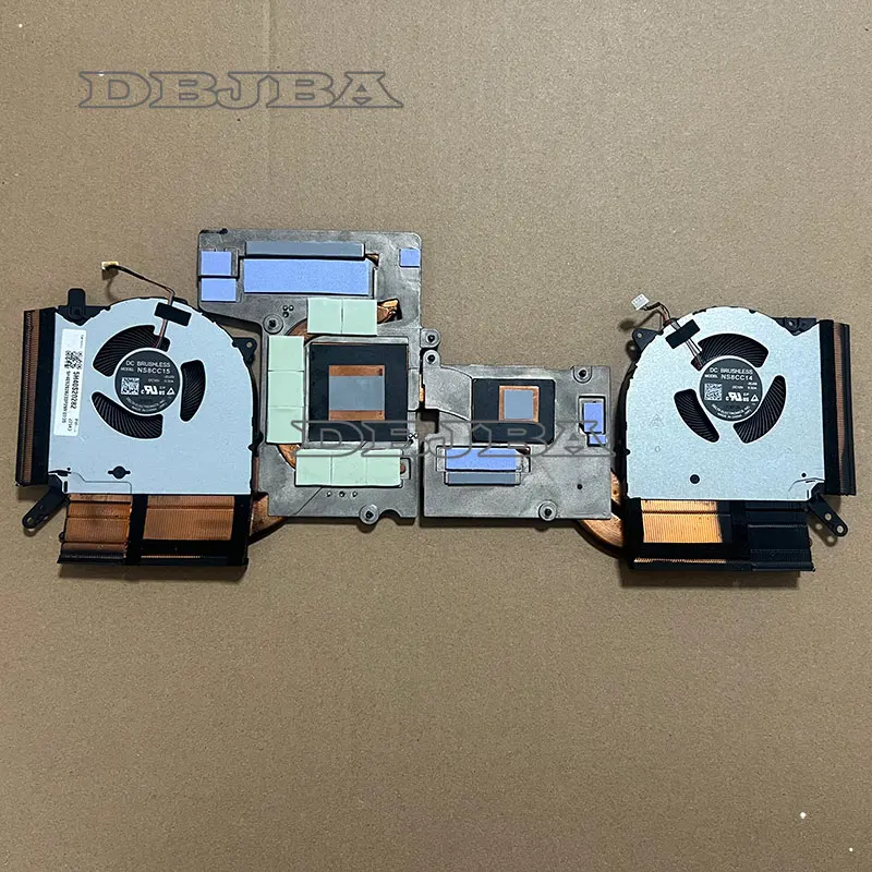 Laptop CPU GPU Cooling Fan For Lenovo Legion 5 Pro-16ACH6H 82JQ 5H40S20282 NS8CC15-20J09 NS8CC14-20J08 AT1ZV001DT0 Heatsink