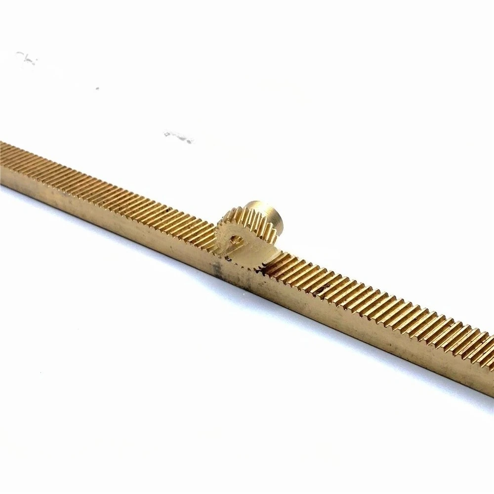 0.5M 20/22/24/25/26/28/30 Teeth Helical Gear Copper Rack Set Guide Rail Precision Gear Milling