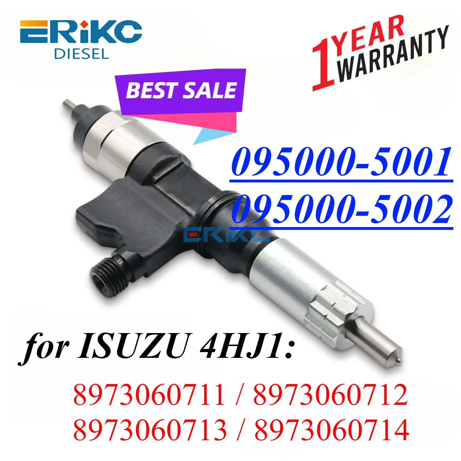 

095000-5000 8973060711 Форсунка Common Rail 095000-5001 Распылительная форсунка насоса 8973060712 для ISUZU 4HJ1 8-97306071-0 8973060713