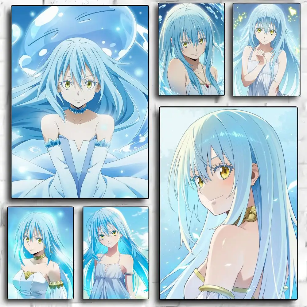 That Time I Got Reincarnated As A Slime Poster HD Art Sticky Wall Waterproof Home Living Room Bedroom Bar Aesthetic Decoration