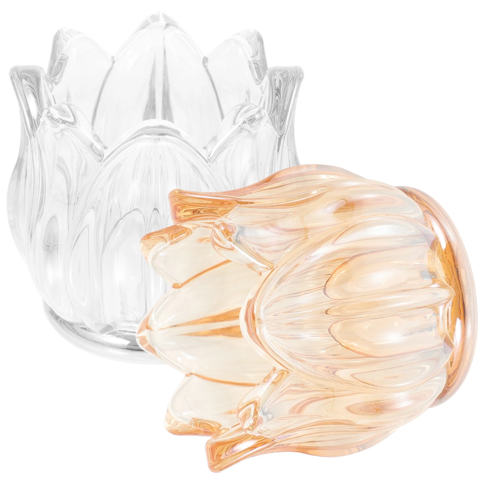 2 قطعة حامل زجاجي على شكل زهرة التوليب، ديكور قوي ممتاز لحفلات الزفاف، قطعة مركزية لطاولة الزفاف، جو دافئ #1