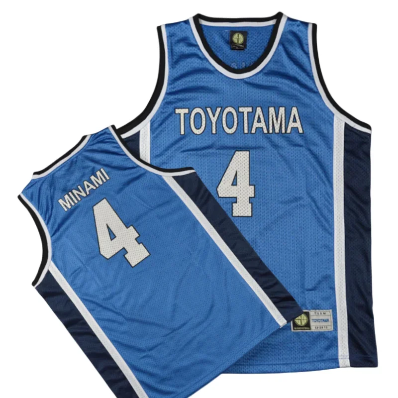 Anime Slam Dunk TOYOTAMA KISHIMOTO 5 # MINAMI 4 # Basketball Jersey Cosplay