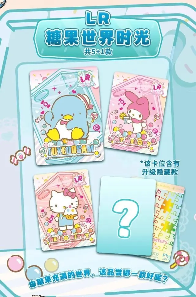 Original-Box-Karte Sanrio Niedliche Anime-Figuren mit Offizieller Lizenz Party-Plan-Charaktere Kuromi Kitty Melody Sammlung Geburtstagsgeschenk – Detail 4