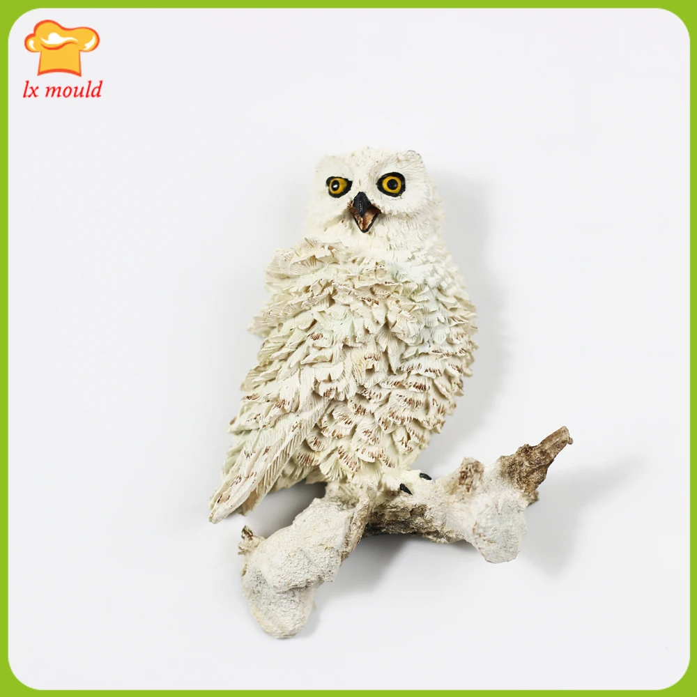 

3D Owls Birds Silicone Fondant Cake Topper Mold Chocolate Candy Baking Mould