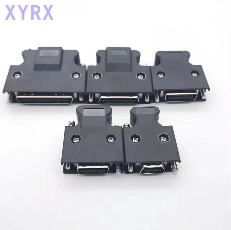 In spot 1Pcs Panasonic Mitsubishi SCSI Connector SCSI 14Pin 20Pin 26Pin 36Pin 50Pin Gold-Plated Servo CN1 Plug